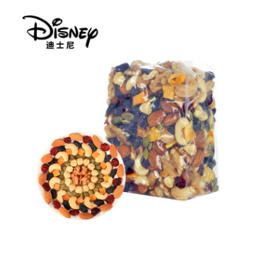 迪士尼每日坚果500g 混合坚果雪花酥牛轧糖烘焙用包装批发