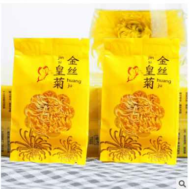 金丝皇菊菊花茶 批发散装花茶 特级大黄菊花草茶厂家直销图2