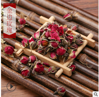 产地货源玫瑰花茶散装金边玫瑰花草茶叶批发 厂家直销 量大从优图3