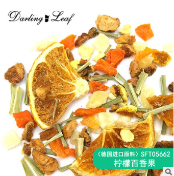 SFT05662 柠檬百香果果茶 德国进口花果茶 风味果茶原料 500g图3