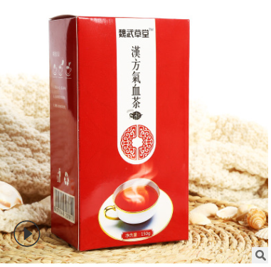魏武草堂气血茶 150g盒装厂家直销OEM代工苦荞茶汉方气血茶袋泡茶图2