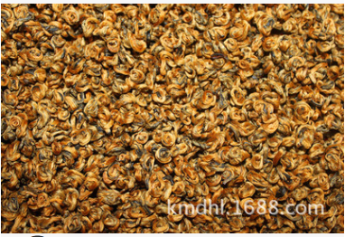批发云南滇红红茶 金芽金螺 单芽红茶 功夫红茶 散装红茶图2