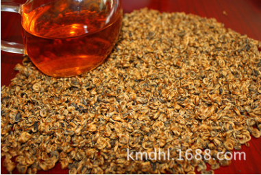 批发云南滇红红茶 金芽金螺 单芽红茶 功夫红茶 散装红茶图3
