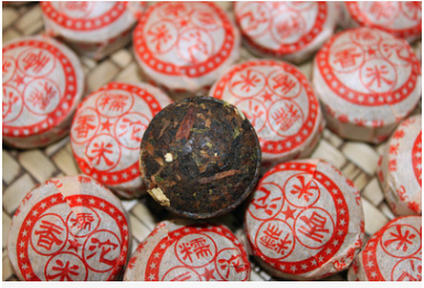 批发云南普洱茶 糯米香沱茶 乐兴祥迷你沱茶 熟沱花草茶厂家直销图2