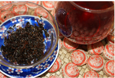 批发云南普洱茶 糯米香沱茶 乐兴祥迷你沱茶 熟沱花草茶厂家直销图3