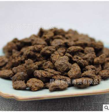 厂家直销 批发 云南普洱茶 茶化石 碎银子 2号 糯香沱 散茶 熟茶图2