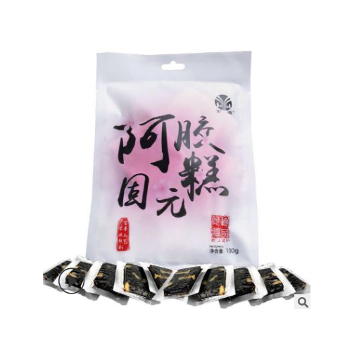 阿胶糕即食阿胶固元糕10g*10原产正品手工熬制女士枸杞大枣