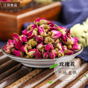 山东玫瑰花茶 天然玫瑰花蕾干 平阴玫瑰多品种散装批发 可一件代