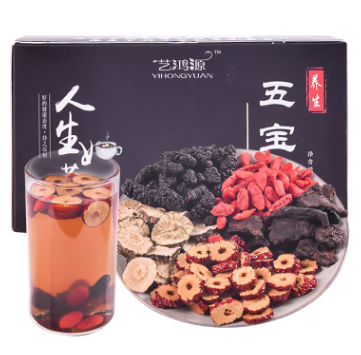 黄精人参五宝茶男人组合茶男肾茶250g红枣枸杞茶老公茶贴牌代加工