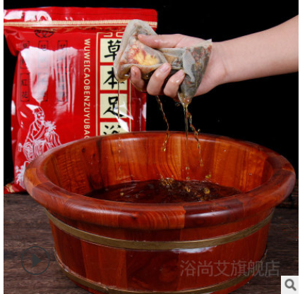 艾草艾叶泡脚药包艾悦雅男女老姜足浴包驱寒祛湿暖宫体寒助眠图3