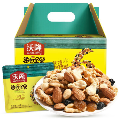 沃隆每日坚果750g混合坚果干果休闲食品年货单位福利团购批发图2