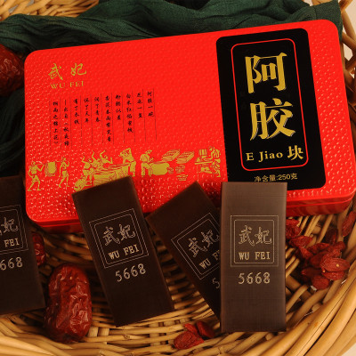 批发阿胶块阿胶片阿胶粉250克非山东特产美思康宸熬制阿胶固元糕图3