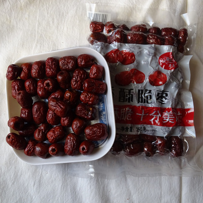 批发真空包装新疆大灰枣 250g香酥脆枣 香甜果干 红枣干图2