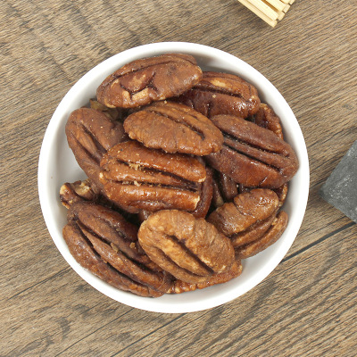 厂家直销 休闲零食坚果炒货 原味碧根果仁 原味长寿果仁 零售批发图2