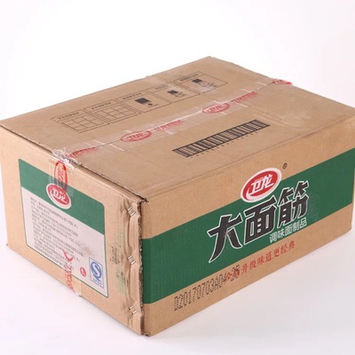 卫龙大面筋65g一件80包 素食辣条调味面制品网红休闲零食现货批发图2