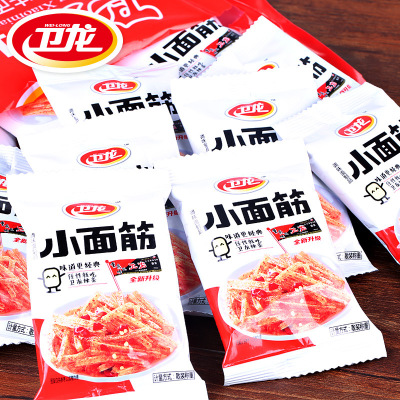 卫龙辣条小面筋 面筋素食散装称重休闲零食批发一件10斤约200小包图2