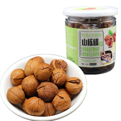 新货特产手剥 临安山核桃250g 罐装大籽 坚果 零食 一件代发图2