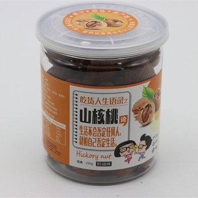 新货特产手剥 临安山核桃250g 罐装大籽 坚果 零食 一件代发图3