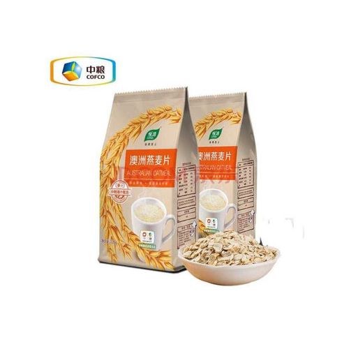 中粮集团出品 中粮澳洲经典原味燕麦片即食营养早餐粥 720g/袋