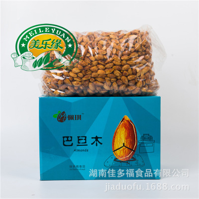 厂家代理美乐缘手剥开口巴旦木杏仁 NP薄壳散装巴旦木坚果10斤/箱图2