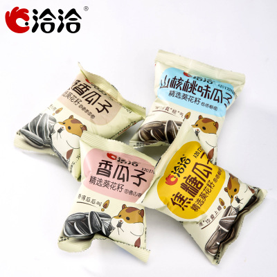 洽洽焦糖瓜子小包装2500g散装山核桃味恰恰熟制葵花籽整箱批发图2
