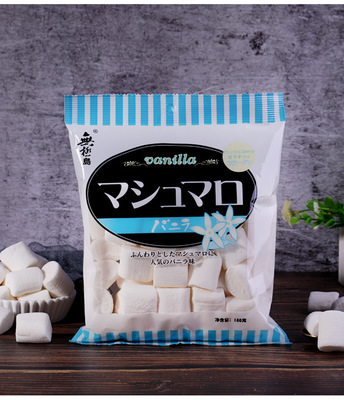 现货 无极岛棉花糖180g*30包/箱 烘焙原料牛轧糖diy糖果批发图2