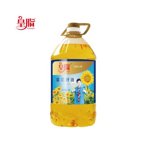 皇脂 葵花籽油 食用 5L 一级压榨葵花子油 食用油 植物油 代发