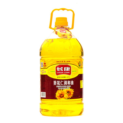 厂家直销 5L葵花仁调和油 食用压榨菜籽油 食用调和油食堂餐饮图2