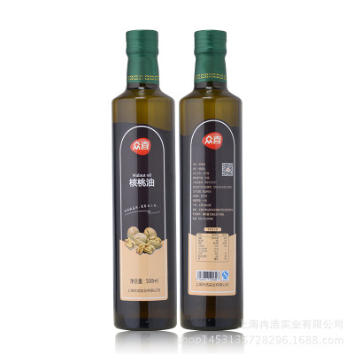 众喜 核桃油礼盒 500ML*2瓶装图3