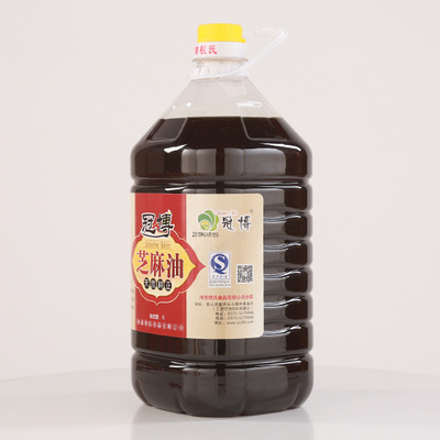 纯芝麻油物理压榨5L一级芝麻油食用油厂家批发植物小磨香油 一件代发图3