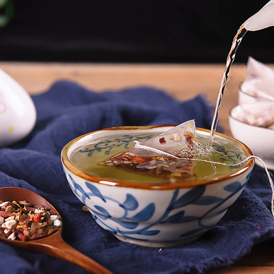 红豆薏米茶 金银花菊花枸杞赤小豆组合花茶三角包花草茶OEM代加工图2