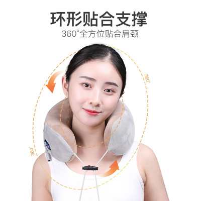 瑾瑶护颈枕u型枕按摩枕便携旅行枕记忆棉午睡休护脖子U形颈枕车家图2