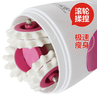 贝纳斯厂家瘦身瘦脸咬肌神器电动滚轮按摩器手持推脂3d瘦脸仪图2