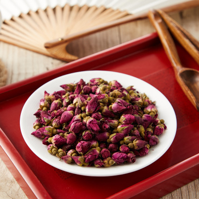 禧源60克罐裝玫瑰花茶杯口留香花草茶无硫平阴玫瑰花花瓣蕾花茶叶图3