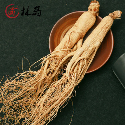 林岛 人参 生晒 参 白参 山参 红参 皂苷rh2 rg3 大支半斤装 包邮图2