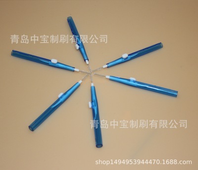 一支三用多功能牙间刷 口腔护理 口腔清洁牙缝刷 牙间刷图1
