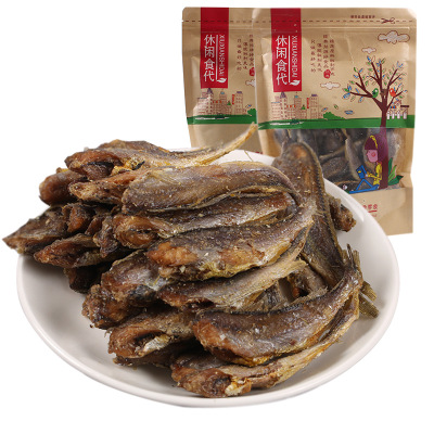 抖音爆款即食香酥小黄鱼干250克香脆小鱼干海鲜零食休闲小吃食品图1