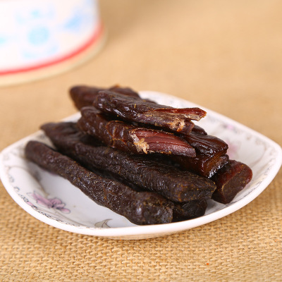 厂家直销内蒙特产风干牛肉干208g即食原味香辣牛肉休闲牛肉零食图2