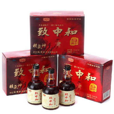 致中和精气神五加皮保健养生酒125ml*3瓶