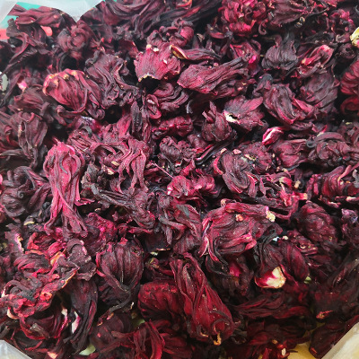 洛神花茶 散装1kg花果茶批发云南洛神花干玫瑰茄女人玫瑰花茶批发图1
