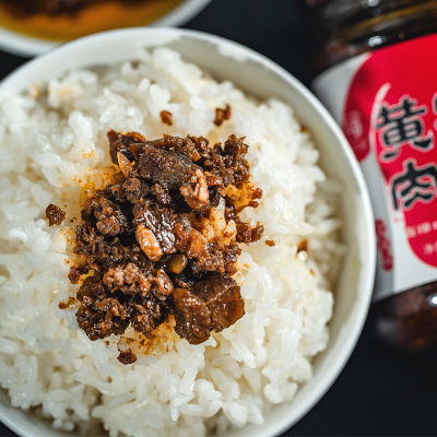 清真牛肉酱贴牌定制代加工佐餐调味品香辣拌饭下饭酱批发 牛肉酱图3