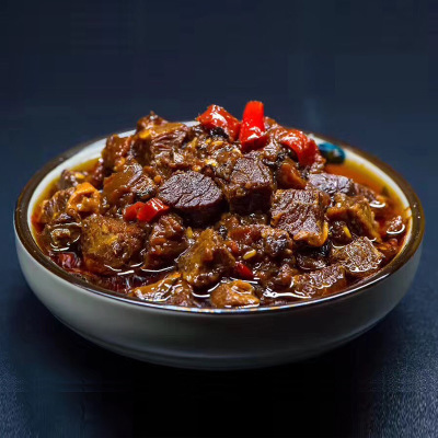 匠样子中辣牛肉酱下饭酱调味品辣椒酱料拌饭酱定制批发微商图2