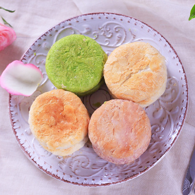 1000g玫瑰鲜花饼 云南特产手工现做糕点礼盒装手办礼鲜花饼图3