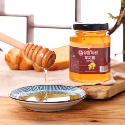 吉顺小罐菜花蜜蜂蜜 厂家专业农家百花蜜土蜂蜜 蜂巢蜜一件代发图2