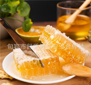 舒氏蜂业蜂巢蜜500g百花峰巢蜜土蜂蜜成熟蜂蜜蜂窝蜜一件代发图2