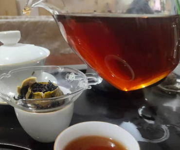新会特产小青柑厂家直销 新会咏普号普洱茶 散装批发陈皮普洱茶叶图3