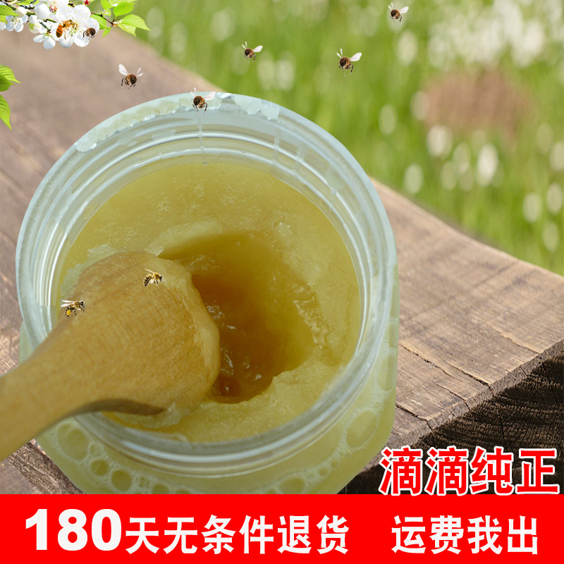 秦岭土蜂蜜 留坝蜂蜜 农家土特产 野花天然结晶蜜百花蜜 汉农纯蜜
