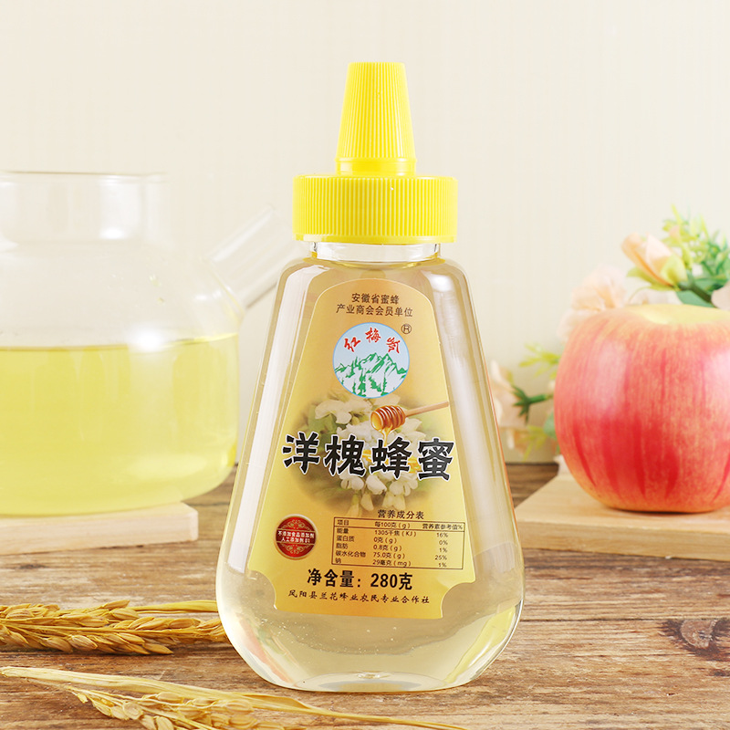 农家土蜂蜜洋槐蜂蜜280g 延安浓度好洋槐蜂蜜 洋槐蜂蜜图1