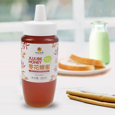 厂家直销枣花蜂蜜500g 纯蜂蜜批发小瓶装oem 批发图3