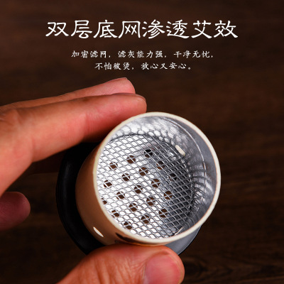 新款微烟悬灸筒 纸筒灸艾灸筒 家用随身灸艾灸盒 批发定制悬灸筒图3